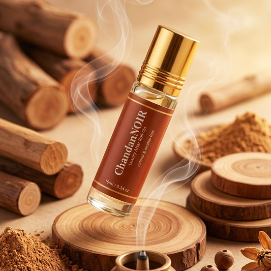 Premium Natural & Alcohol Free Attar | Oud Amber-Chandan Noir-Kewda Amrit | 10ml x 3 (Pack Of 3)