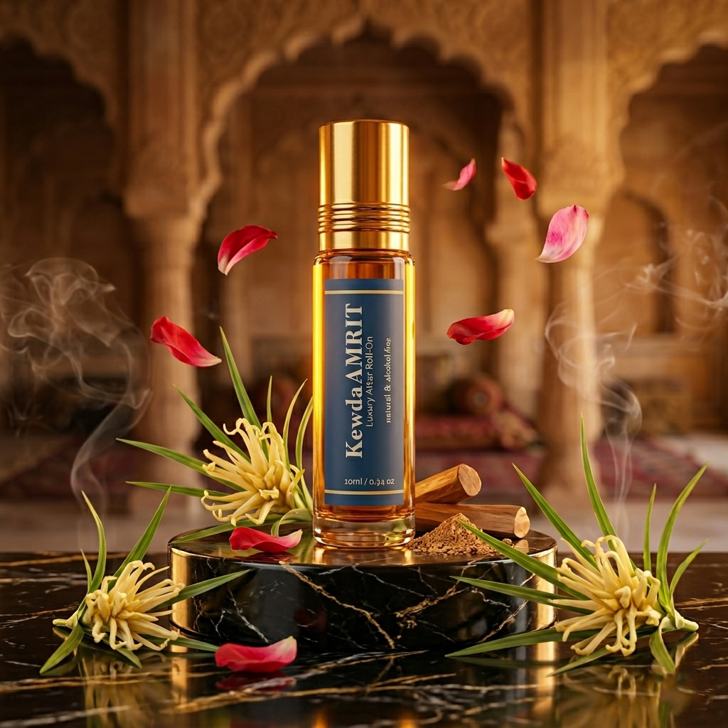 Premium Natural & Alcohol Free Attar | Kewda Amrit | 10ml