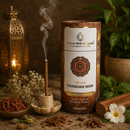 Luxury Natural Dhoop Sticks - Chandan Noir (+Free Gift)