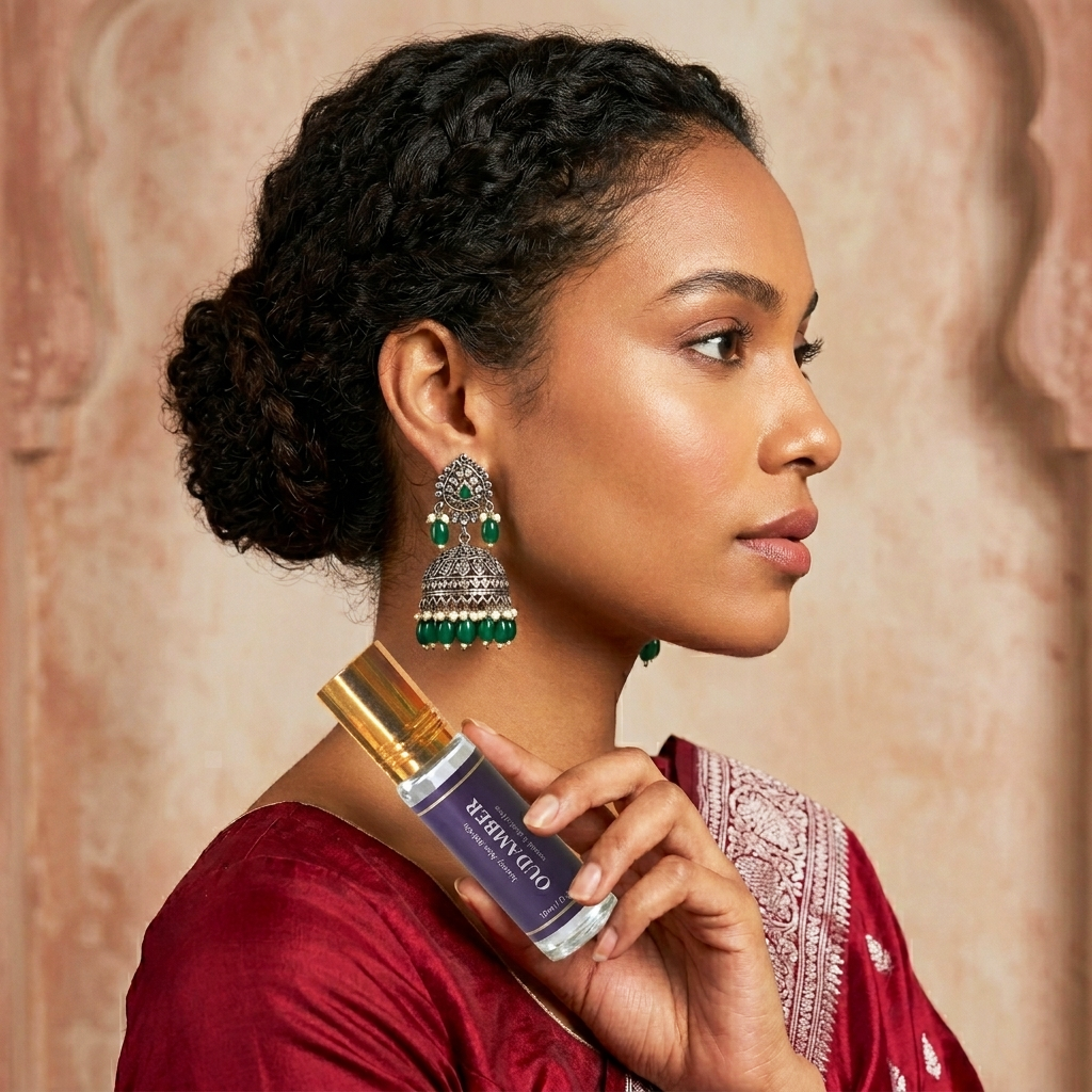 Premium Natural & Alcohol Free Attar | Oud Amber | 10ml