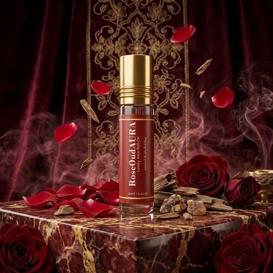 Premium Natural & Alcohol Free Attar | Rose Oud | 10ml
