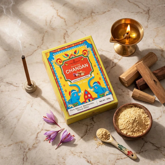 Natural & Organic Dhoop Sticks Divine Kesar Chandan