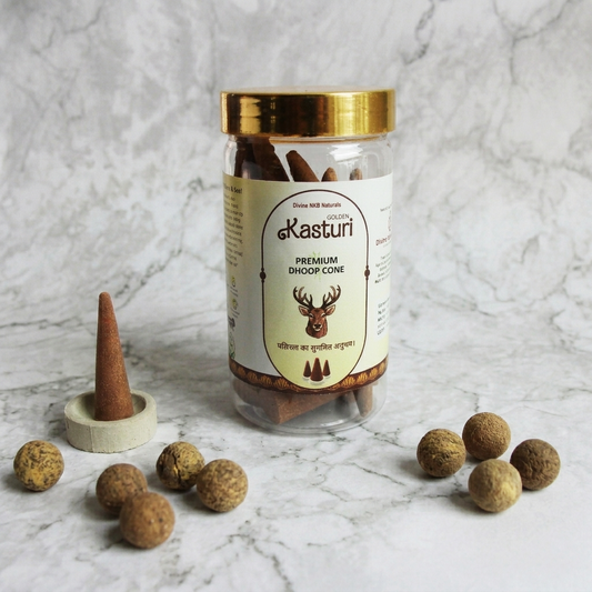 Natural Dhoop Cone Kasturi