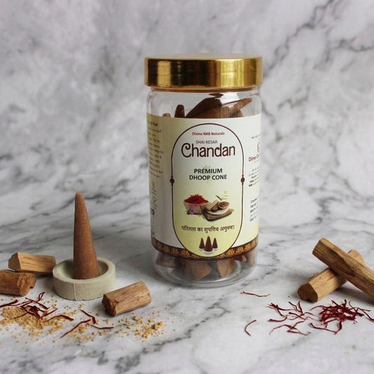 Natural Dhoop Cone Kesar Chandan