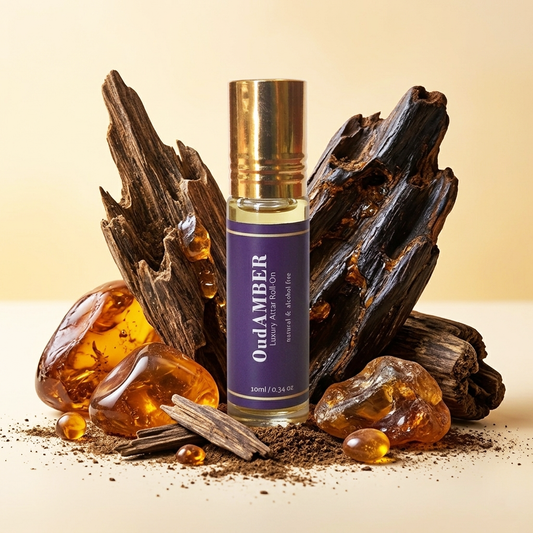 Premium Natural & Alcohol Free Attar | Oud Amber | 10ml