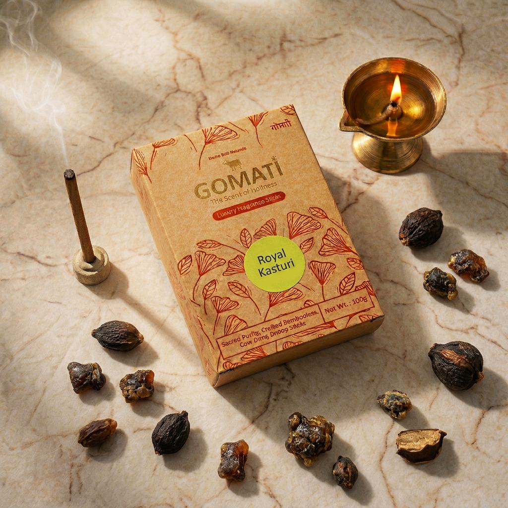 100% Organic Dhoop Sticks Royal Kasturi