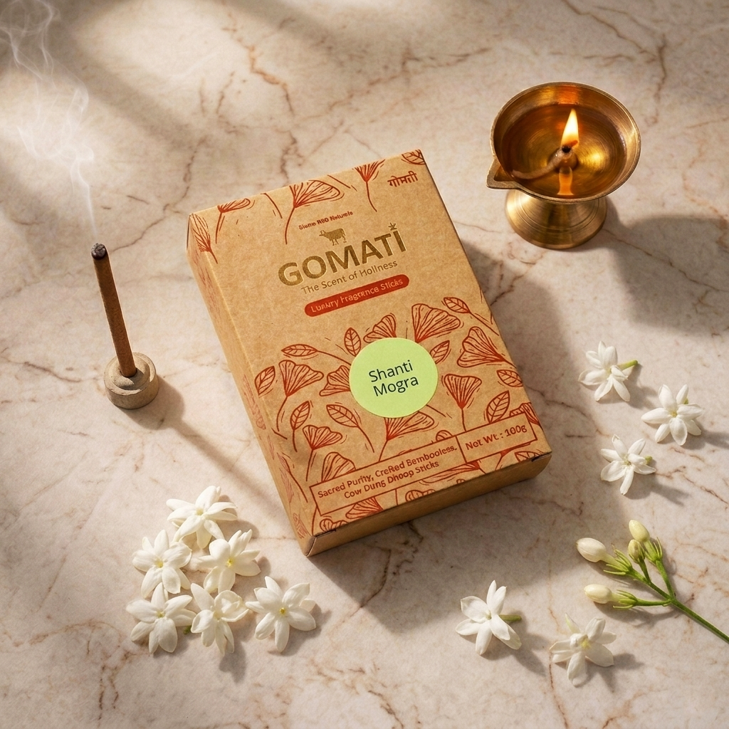 100% Organic Dhoop Sticks Divine Mogra