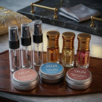 Aroma Trial Pack – Aura | 9 Premium Fragrances Discovery Kit