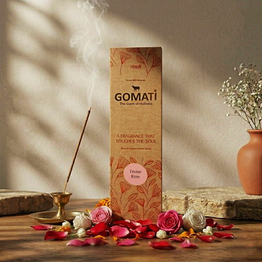 Pure Organic & Natural Incense Stick Divine Rose
