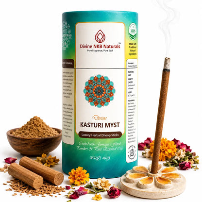 Luxury Herbal Dhoop Sticks - Kasturi Myst (Coming Soon)
