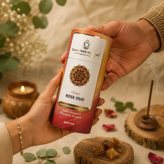 Luxury Natural Dhoop Sticks - Pack Of 3 (Shahi Bakhoor-Berry Bloom-Rose Oud) +FREE Gift