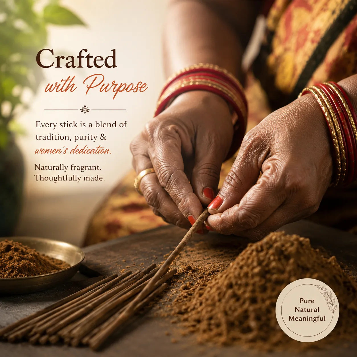 100% Organic Dhoop Sticks Royal Kasturi