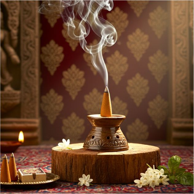 Natural Dhoop Cones