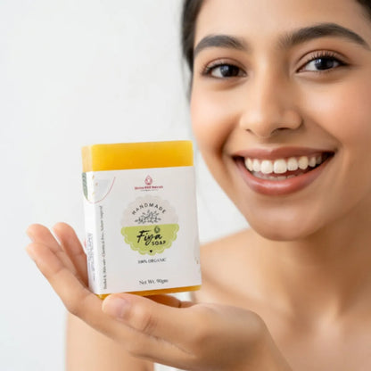 Handmade Glycerin Soap Pack Of 3 (Kesar Chandan)