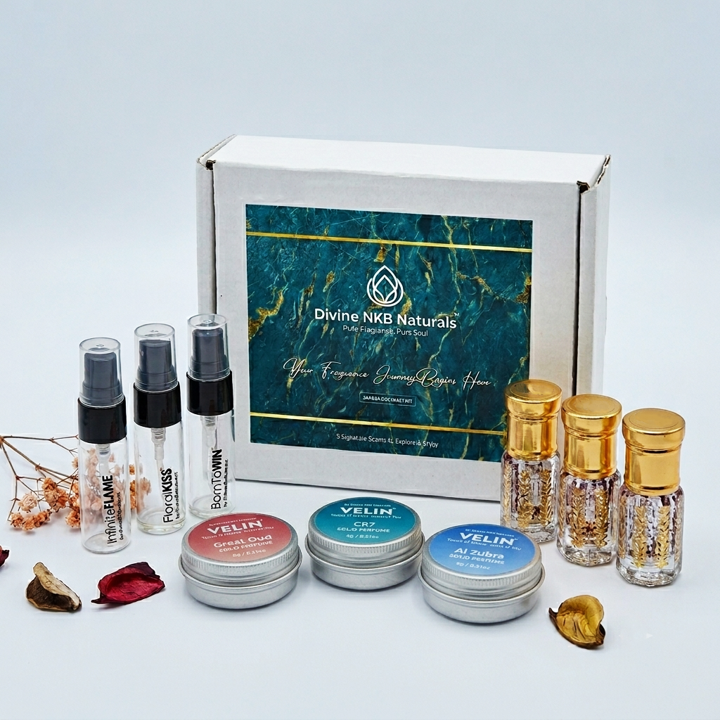Aroma Trial Pack – Velour | 9 Premium Fragrances Discovery Kit