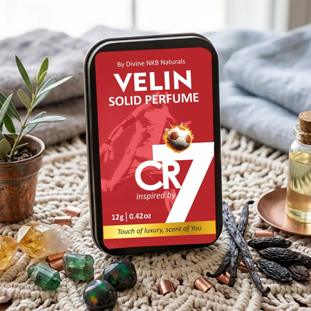 Inspired Solid Perfume Pack Of 6 (CR7-Gucci Flora-AL Zubra-Great Oud-Chanel No.5-Versace Blue)
