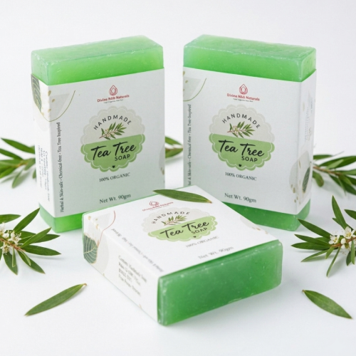Handmade Glycerin Soap Pack Of 3 (Tea Tree)