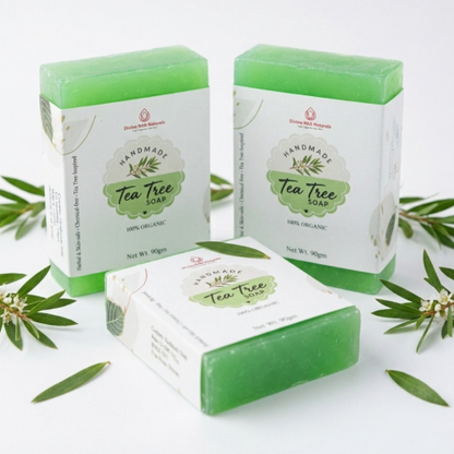 Handmade Glycerin Soap Pack Of 3 (Tea Tree)