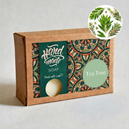Handmade Glycerin Soap Pack Of 3 (Tea Tree)