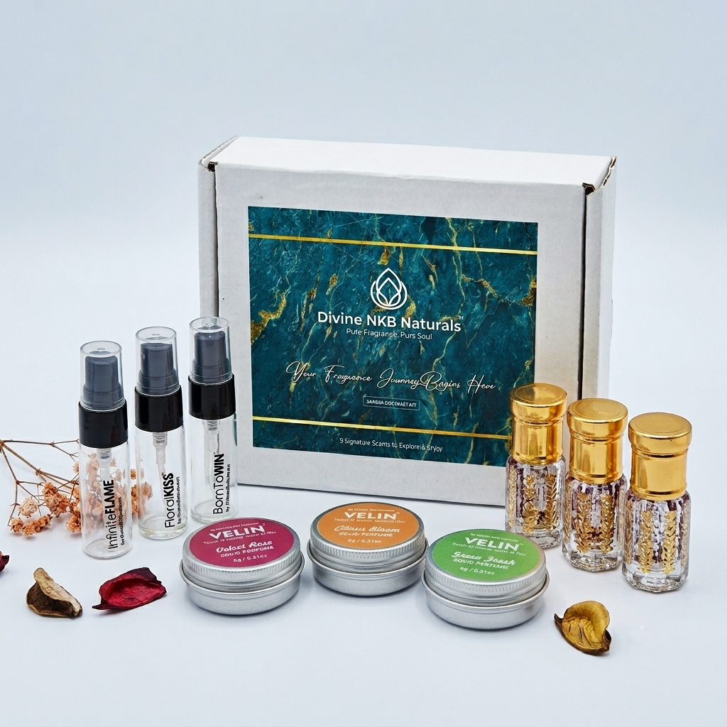 Aroma Trial Pack – Elixir | 9 Premium Fragrances Discovery Kit